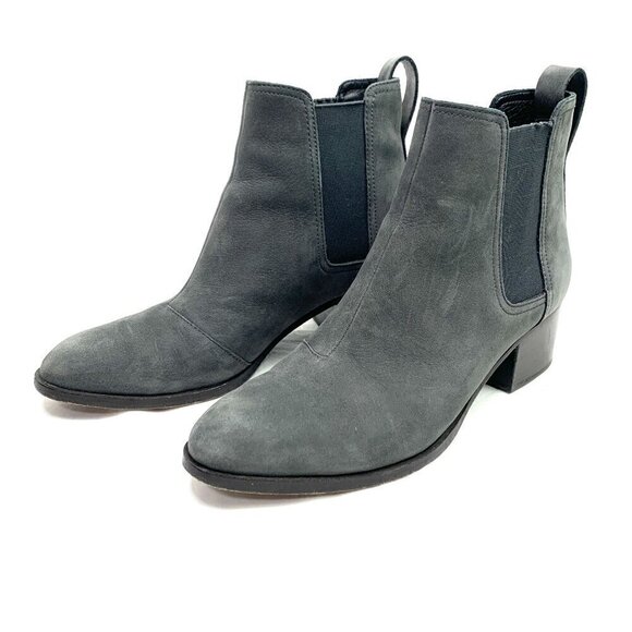 Rag & Bone Walker Chelsea Ankle Boot - Asphalt Grey Suede Leather - Picture 7 of 13